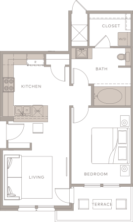 Floorplan THE WEST FORK | A1